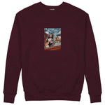 Mona and van Gogh's Secret Sweatshirt — Bordo — Görsel 1