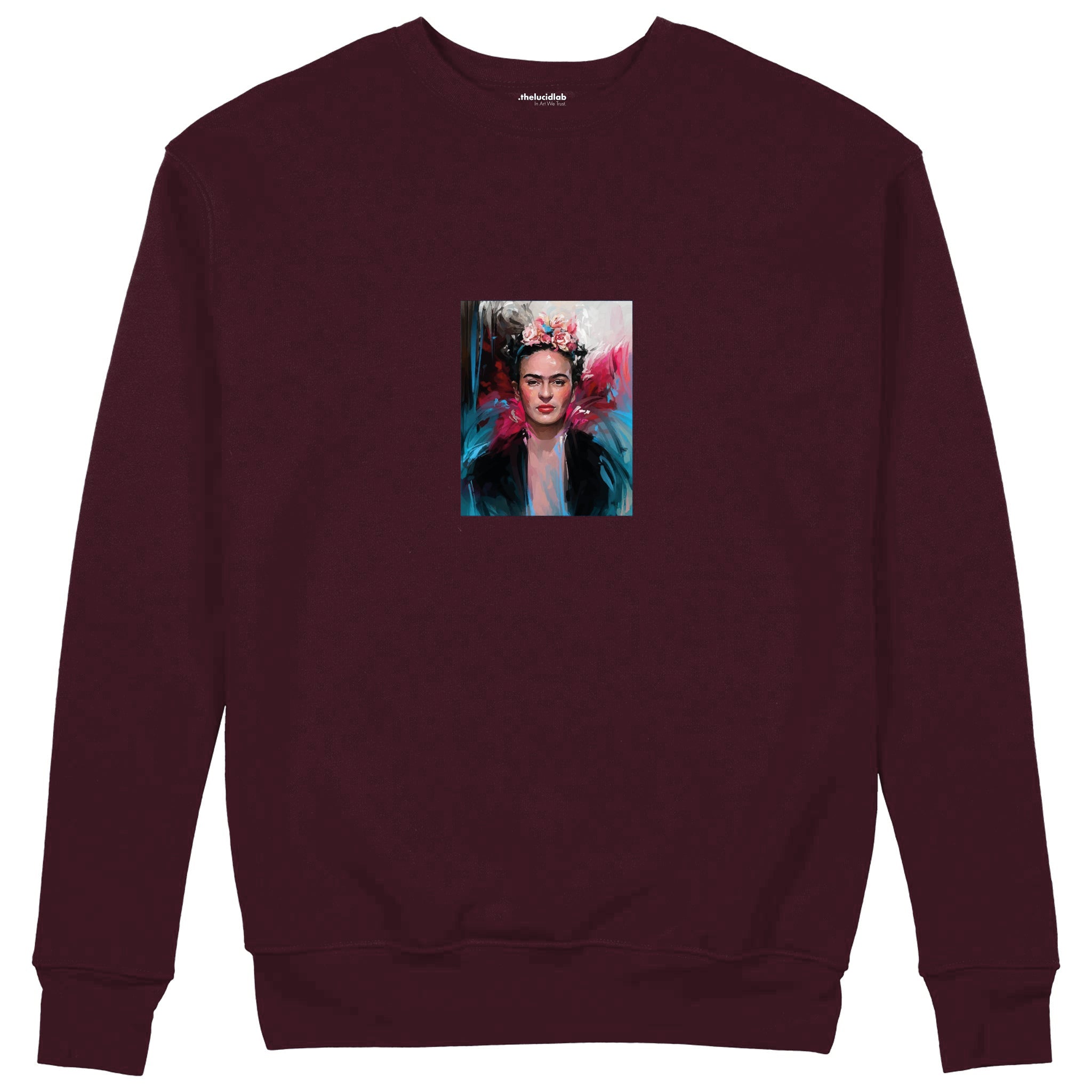 Frida Sweatshirt — Bordo — Görsel 1