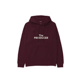 The Producer Hoodie — Bordo — Ön
