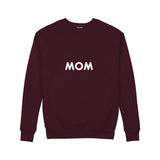Mom Sweatshirt — Bordo — Ön