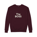 The Boss Sweatshirt — Bordo — Ön