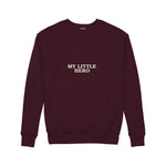 My Little Hero Sweatshirt — Bordo — Ön