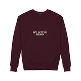 My Little Hero Sweatshirt — Bordo — Ön