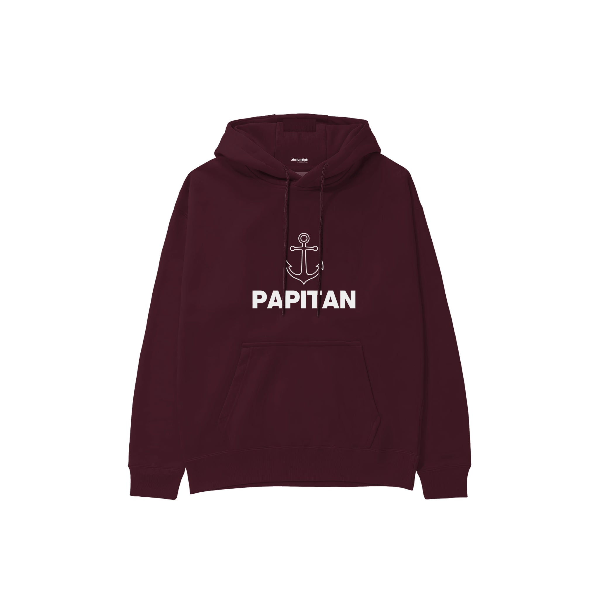 Papitan Hoodie — Bordo — Ön