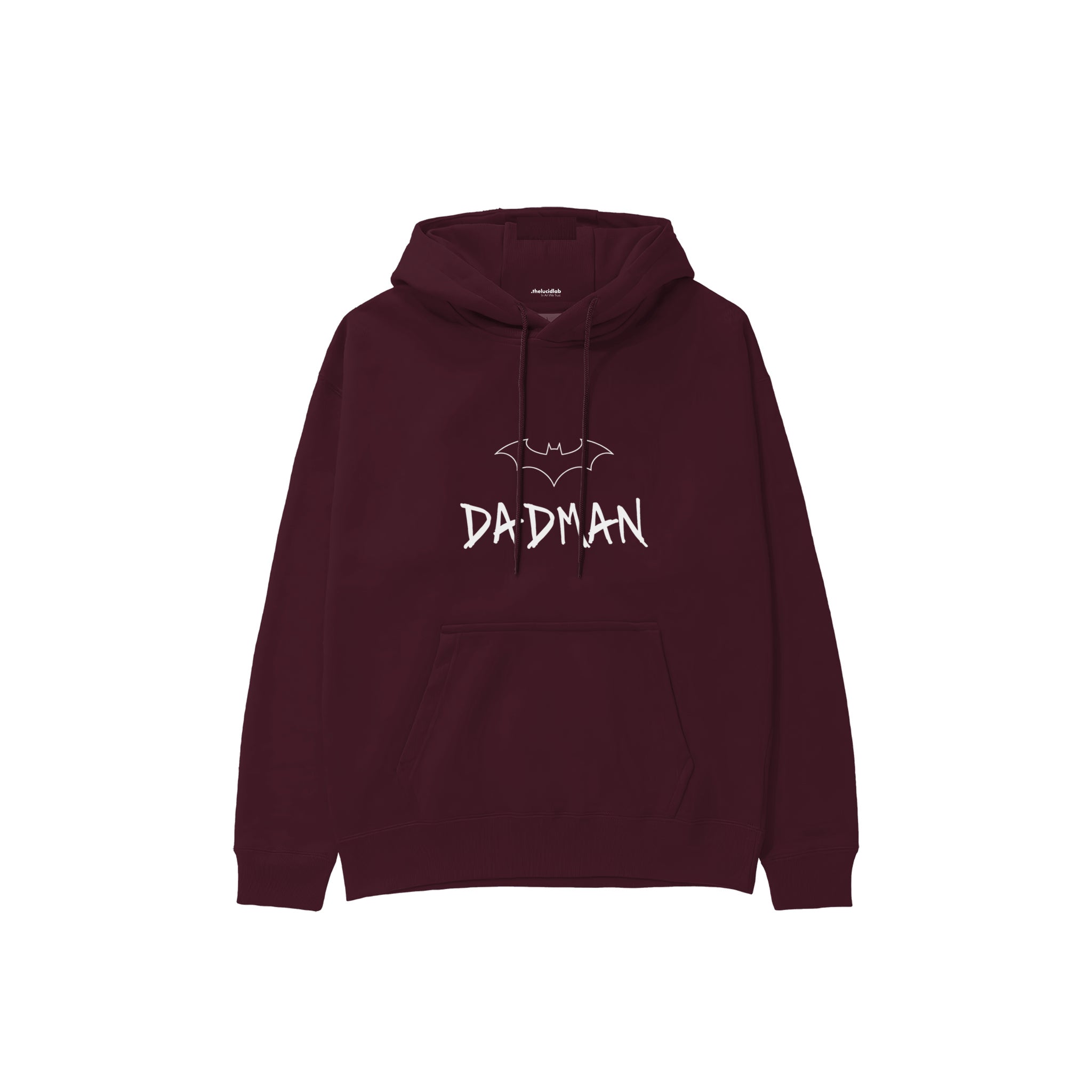 Dadman Hoodie — Bordo — Ön