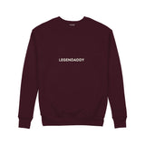Legendaddy Sweatshirt — Bordo — Ön