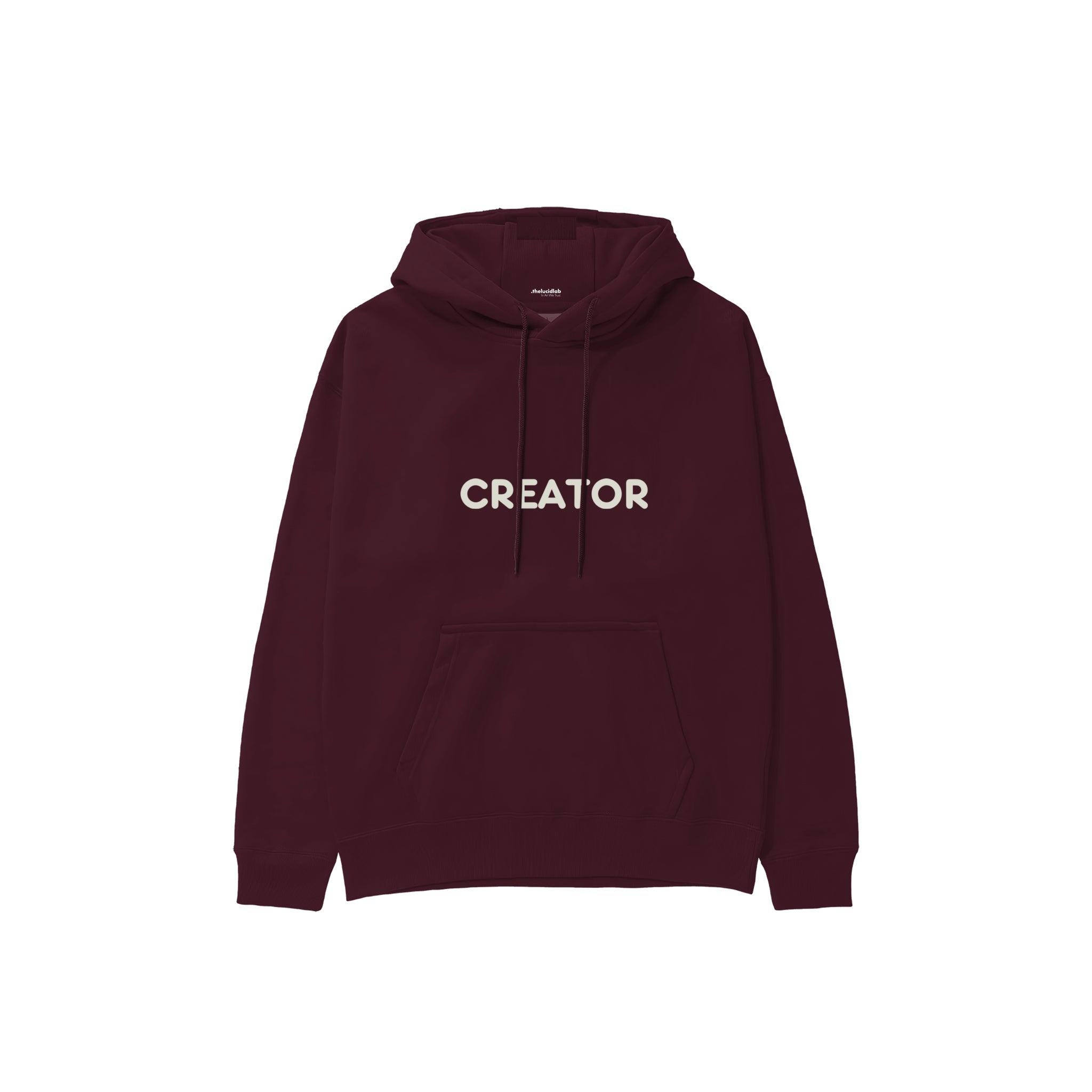 Creator Hoodie — Bordo — Ön