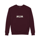 Mum Sweatshirt — Bordo — Ön