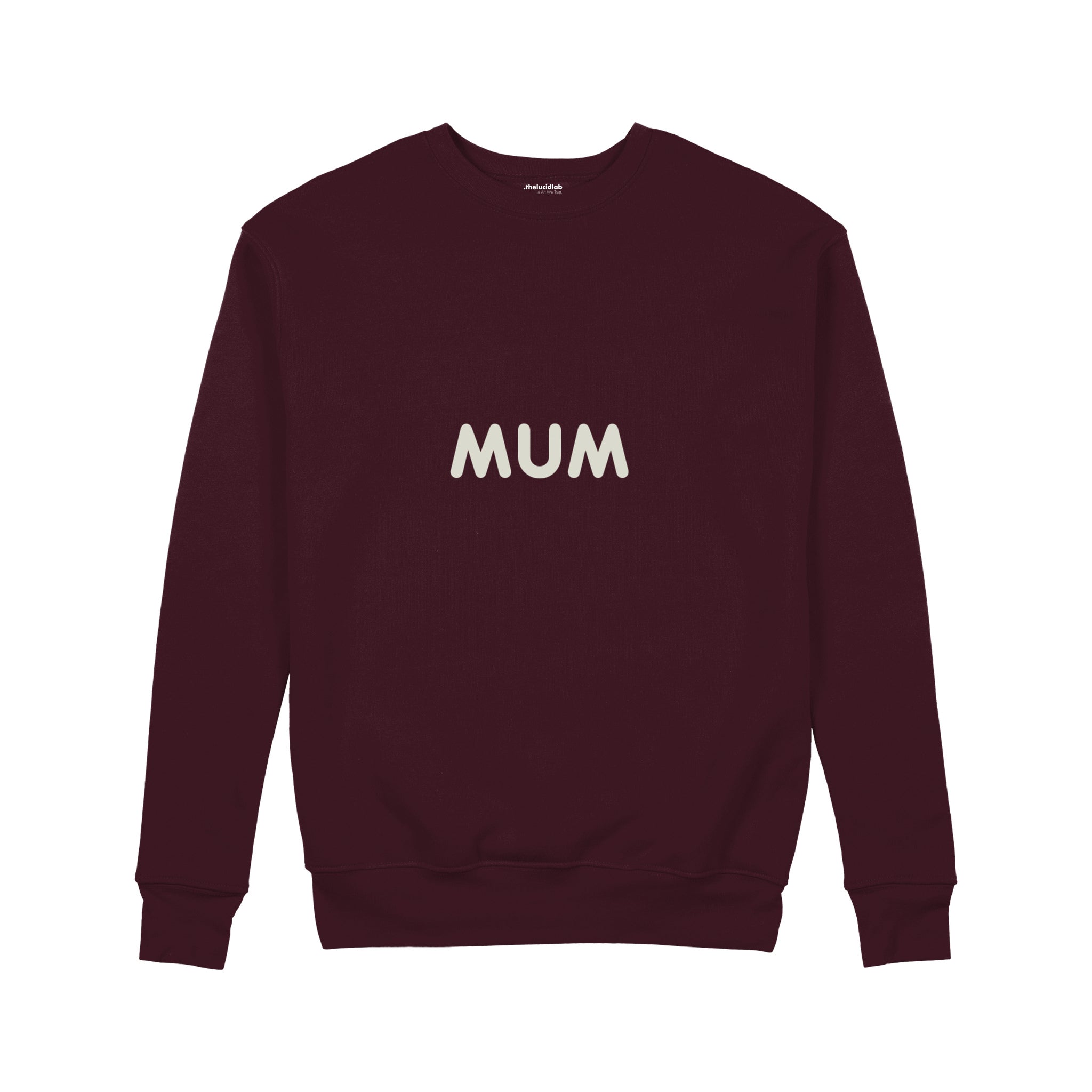 Mum Sweatshirt — Bordo — Ön