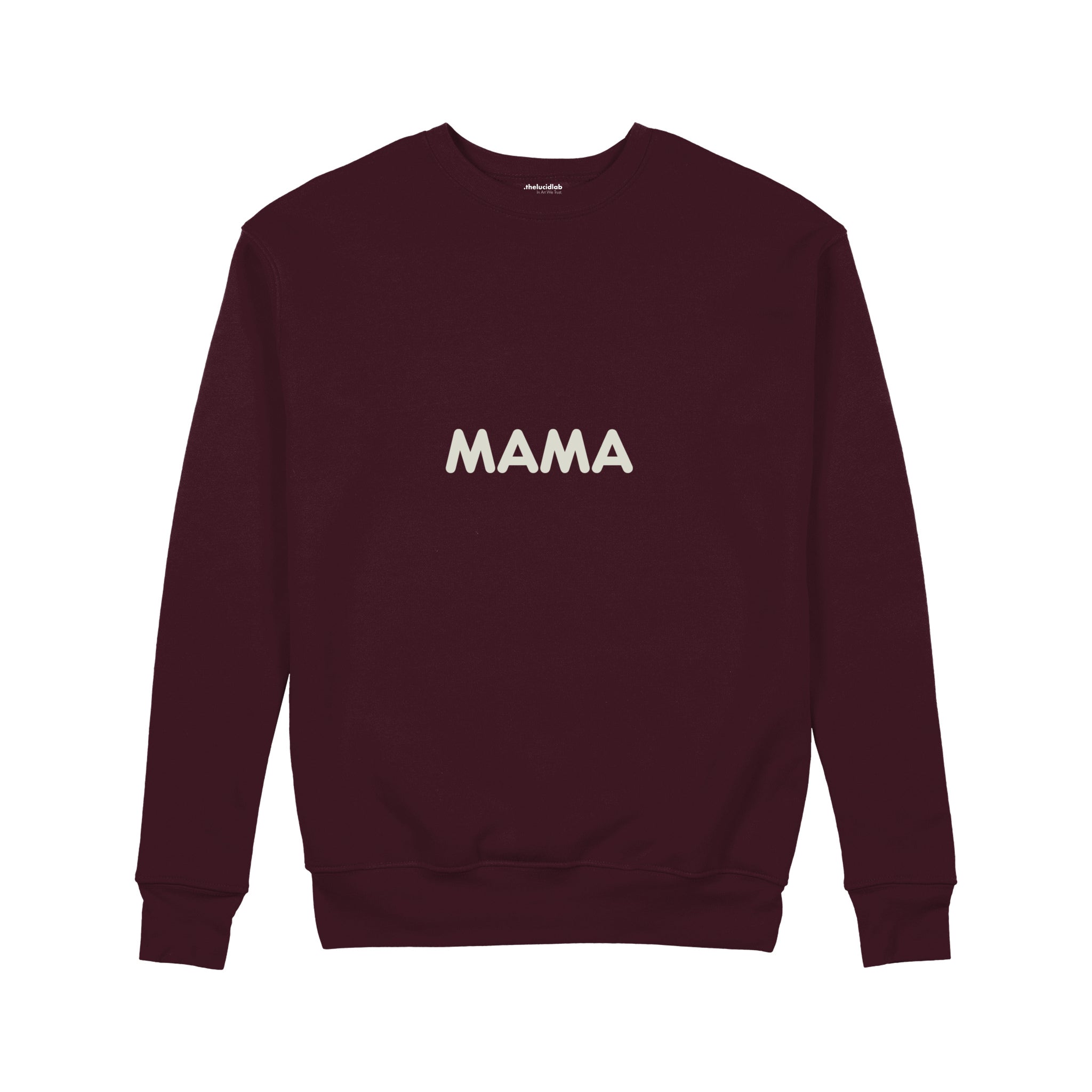 Mama Sweatshirt — Bordo — Ön