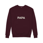 Papa Sweatshirt — Bordo — Ön