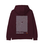 Nürburgring Artwork Hoodie — Bordo — Görsel 1