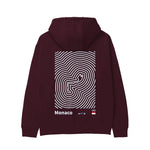 Circuit de Monaco Artwork Hoodie — Bordo — Görsel 1