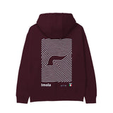 Imola Circuit Artwork Hoodie — Bordo — Görsel 1