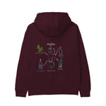Mojito Hoodie — Bordo — Görsel 1