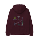 Mojito Hoodie — Bordo — Görsel 1