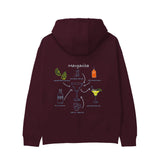 Margarita Hoodie — Bordo — Görsel 1