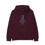 Vincent Van Gogh Autoportrait 1887 Hoodie — Bordo — Görsel 1