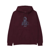 Vincent Van Gogh Autoportrait 1887 Hoodie — Bordo — Görsel 1