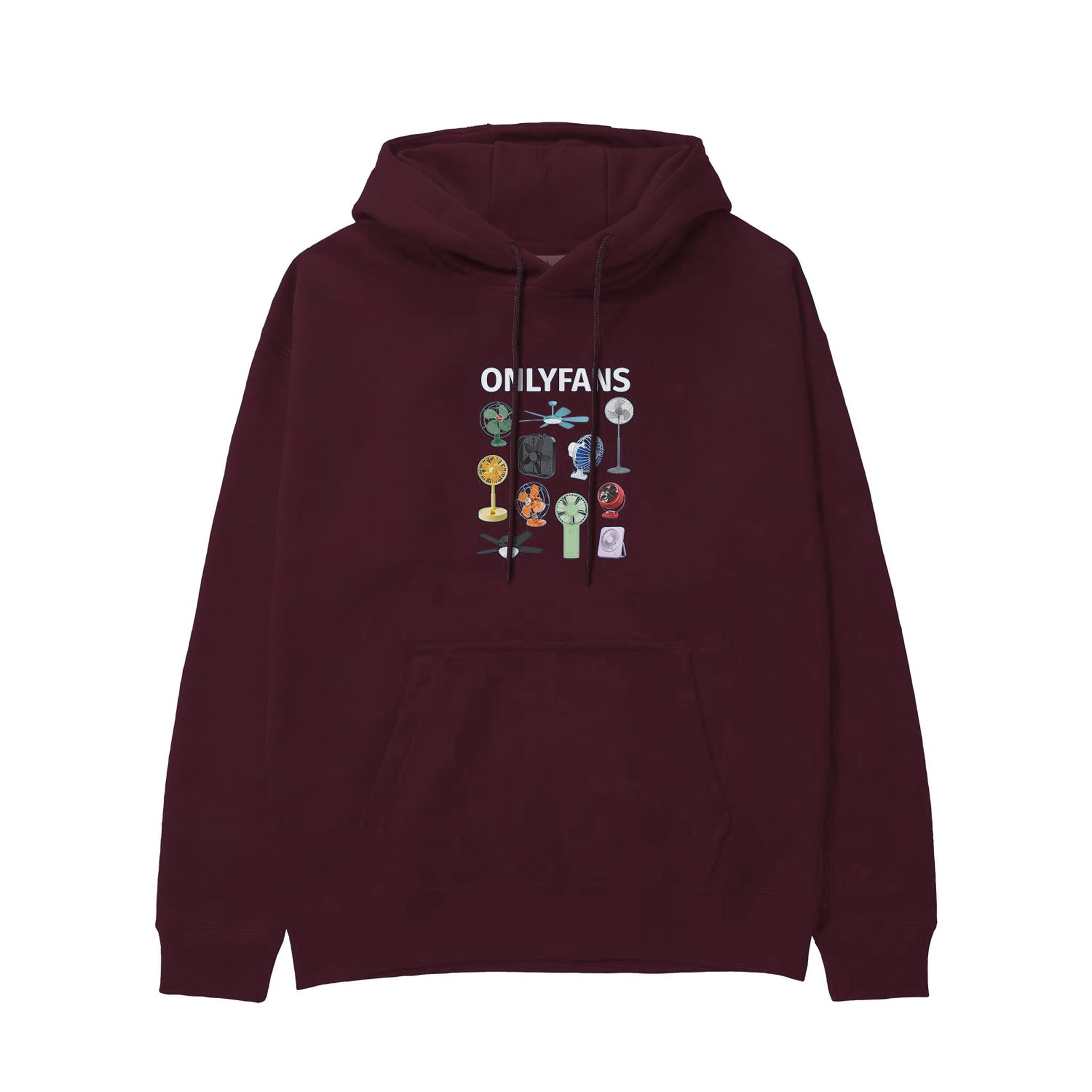 Onlyfans Hoodie — Bordo — Görsel 1