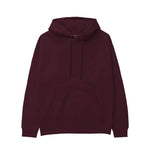 Basic Regular Fit Hoodie — Bordo — Ön