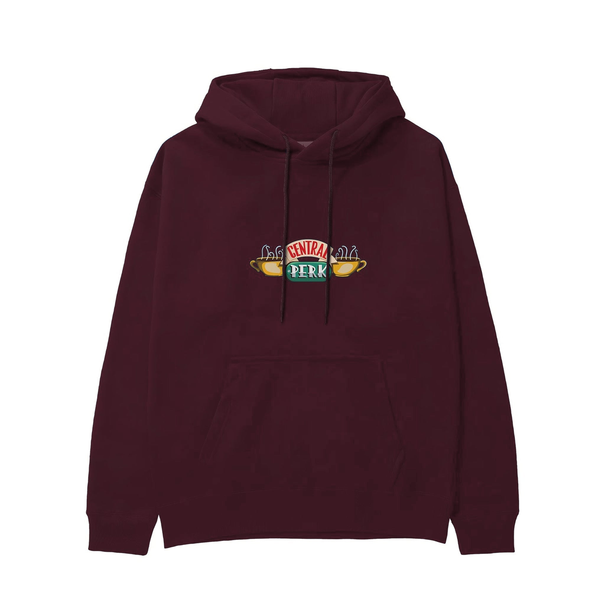 Central Perk / Friends Hoodie — Bordo — Görsel 1