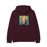 Andy Warhol / Marilyn Monroe Blue Hoodie — Bordo — Görsel 1