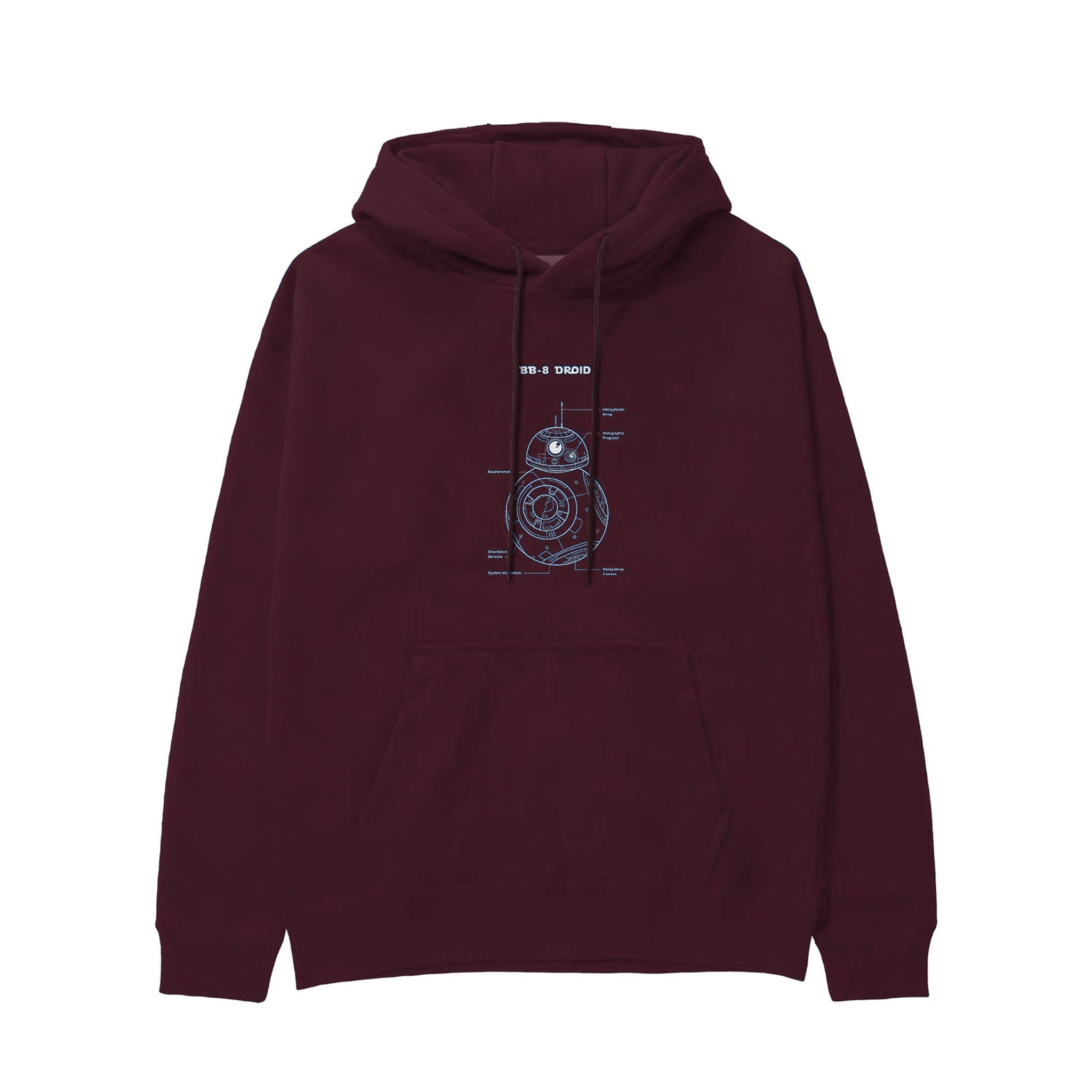 BB-8 Hoodie — Bordo — Görsel 1