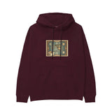 Avatar The Last Airbender Map Hoodie — Bordo — Görsel 1