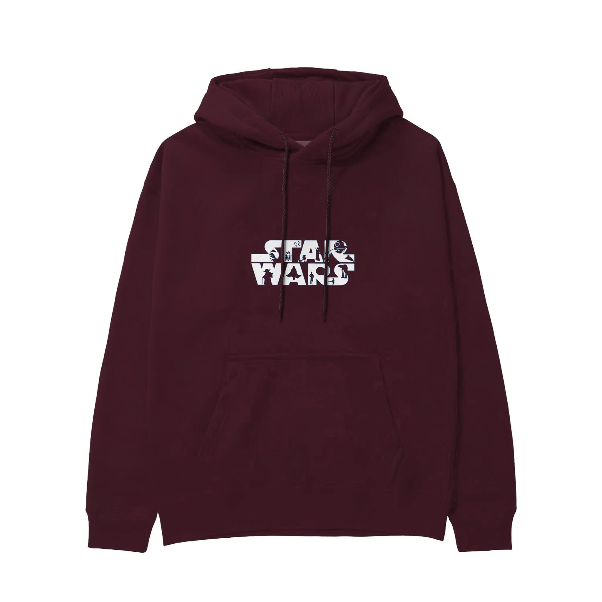Star Wars Hoodie — Bordo — Görsel 1
