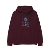 Arc Reactor Hoodie — Bordo — Görsel 1
