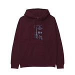 Fender Stratocaster Gitar Hoodie — Bordo — Görsel 1