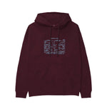 Basketball Court Hoodie — Bordo — Görsel 1
