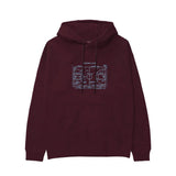 Basketball Court Hoodie — Bordo — Görsel 1