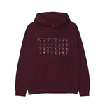 All Tracks / Formula 1 Pistleri Hoodie — Bordo — Görsel 1