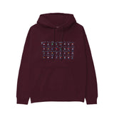 All Tracks / Formula 1 Pistleri Hoodie — Bordo — Görsel 1