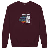 Formula 1 / Week Days Sweatshirt — Bordo — Görsel 1