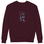 Fender Stratocaster Gitar Sweatshirt — Bordo — Görsel 1