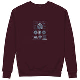 Arc Reactor Sweatshirt — Bordo — Görsel 1