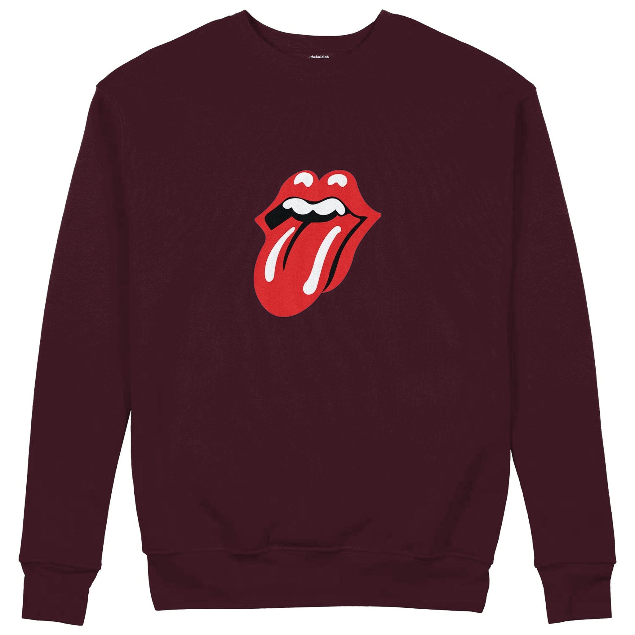 The Rolling Stones Sweatshirt — Bordo — Görsel 1