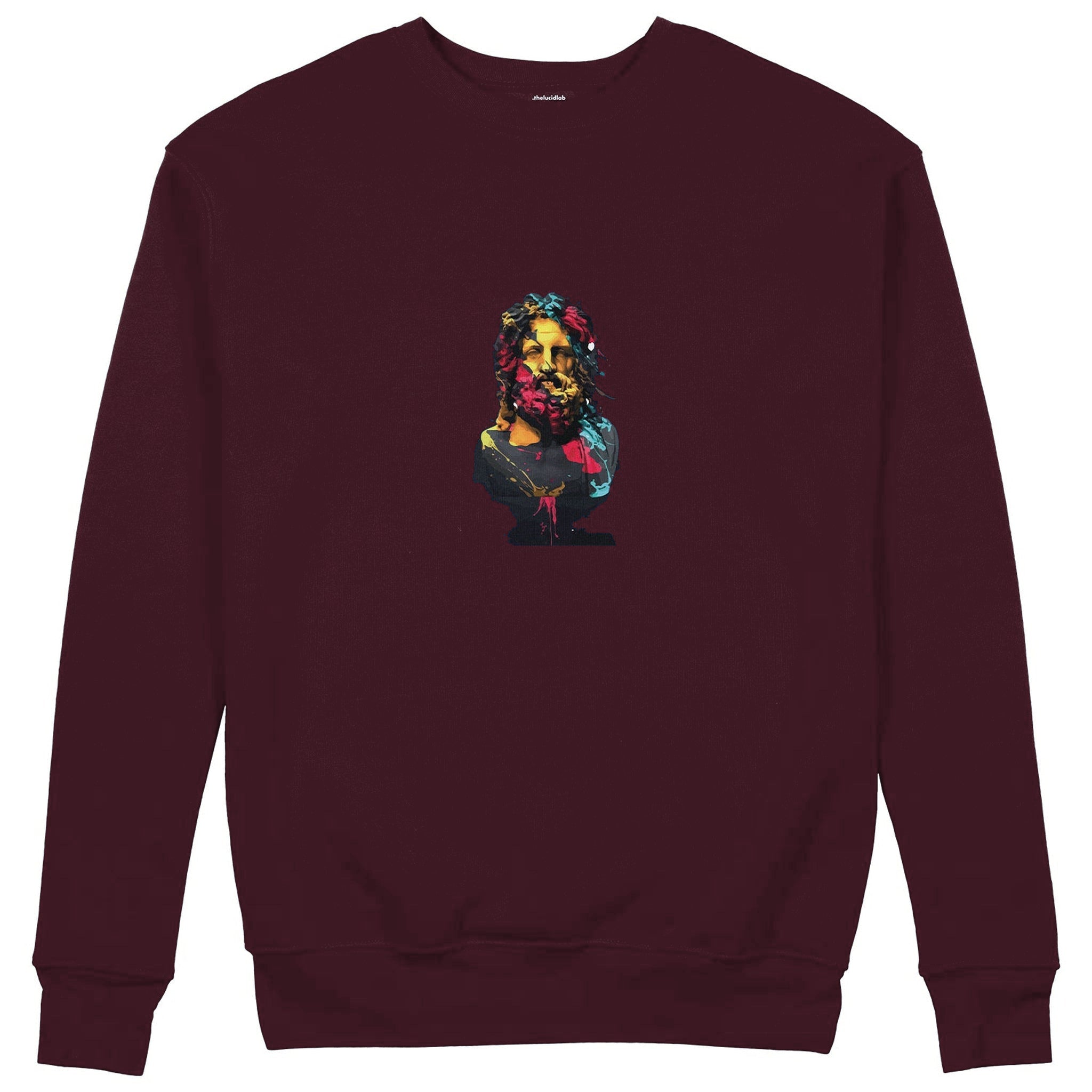 Zeus Sweatshirt — Bordo — Görsel 1