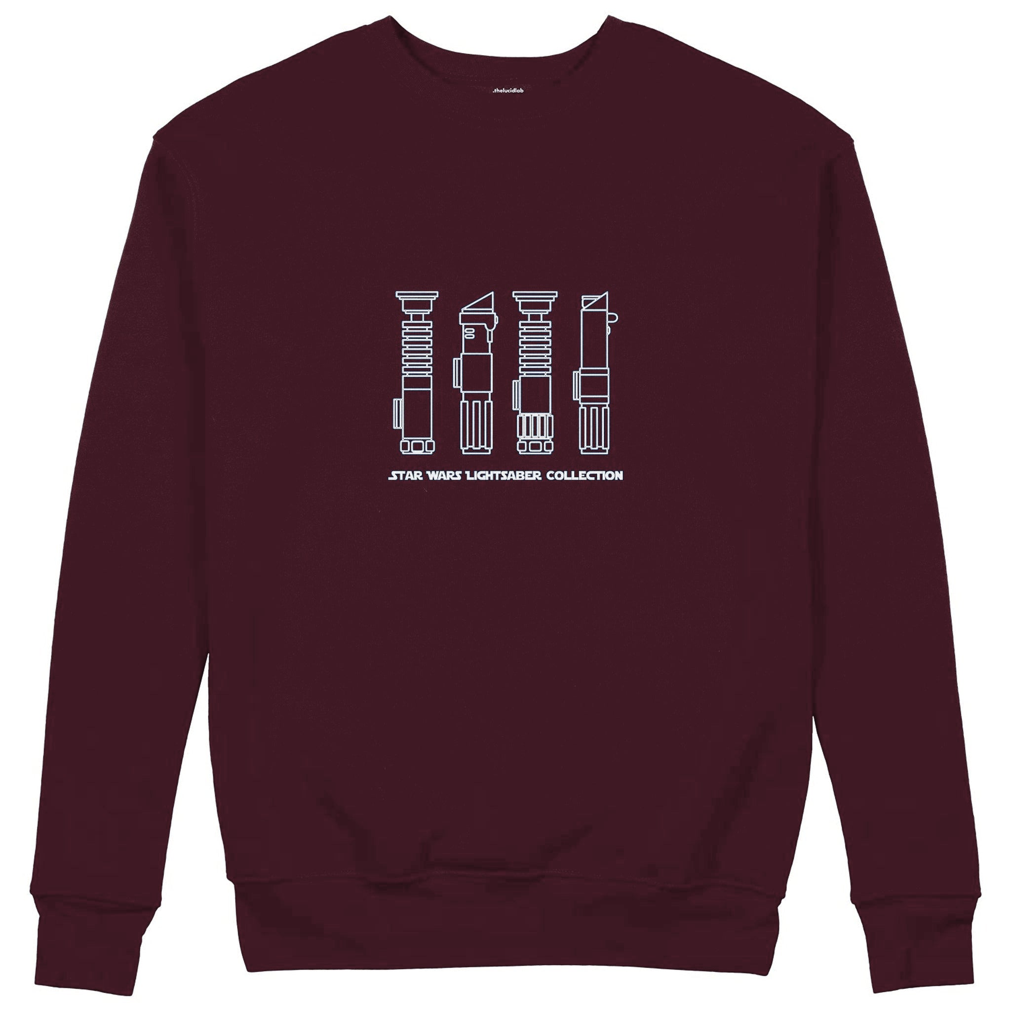 Star Wars Lightsaber Collection Sweatshirt — Bordo — Görsel 1