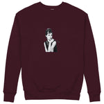 Audrey Hepburn Sweatshirt — Bordo — Görsel 1