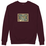 Avatar The Last Airbender Map Sweatshirt — Bordo — Görsel 1