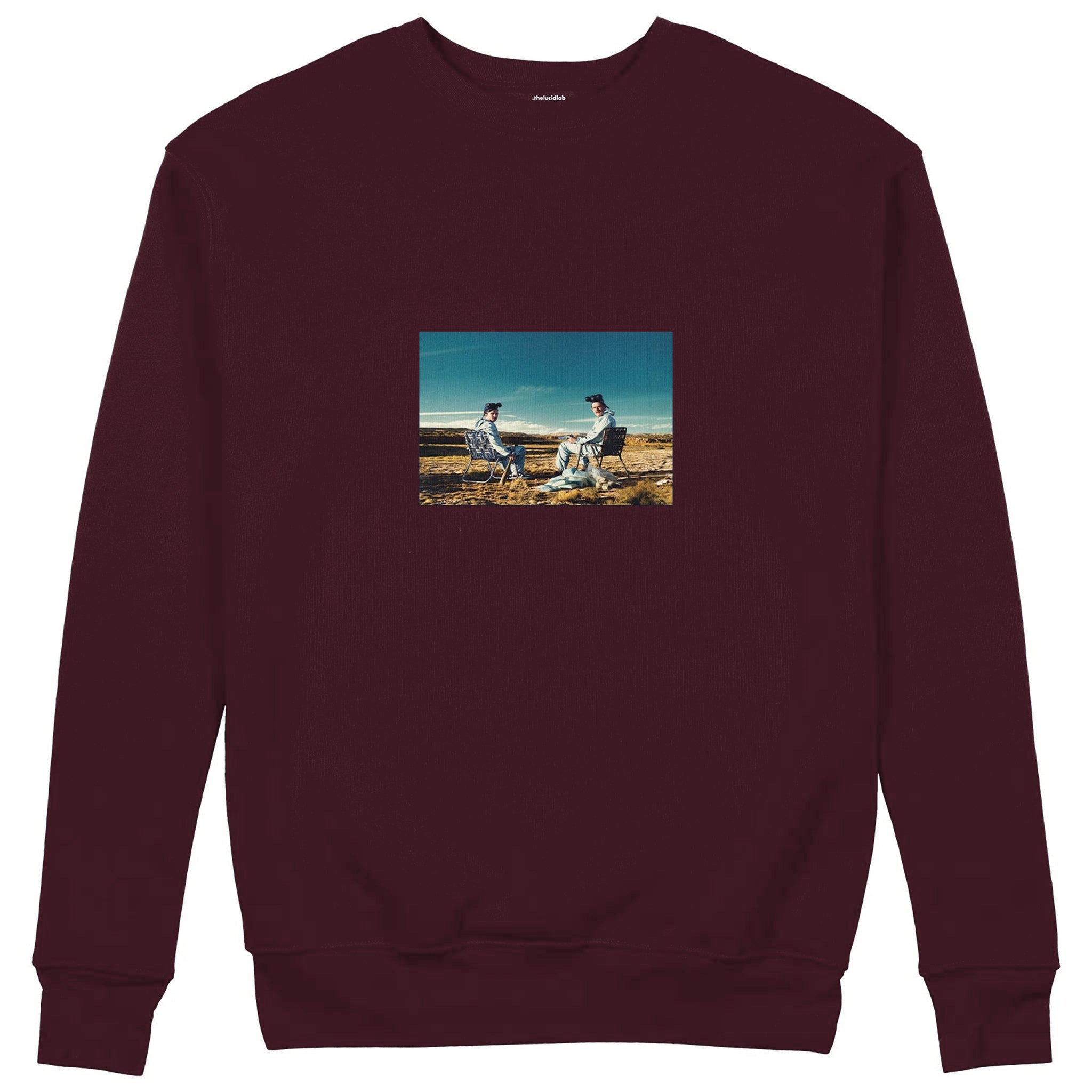 Breaking Bad Sweatshirt — Bordo — Görsel 1