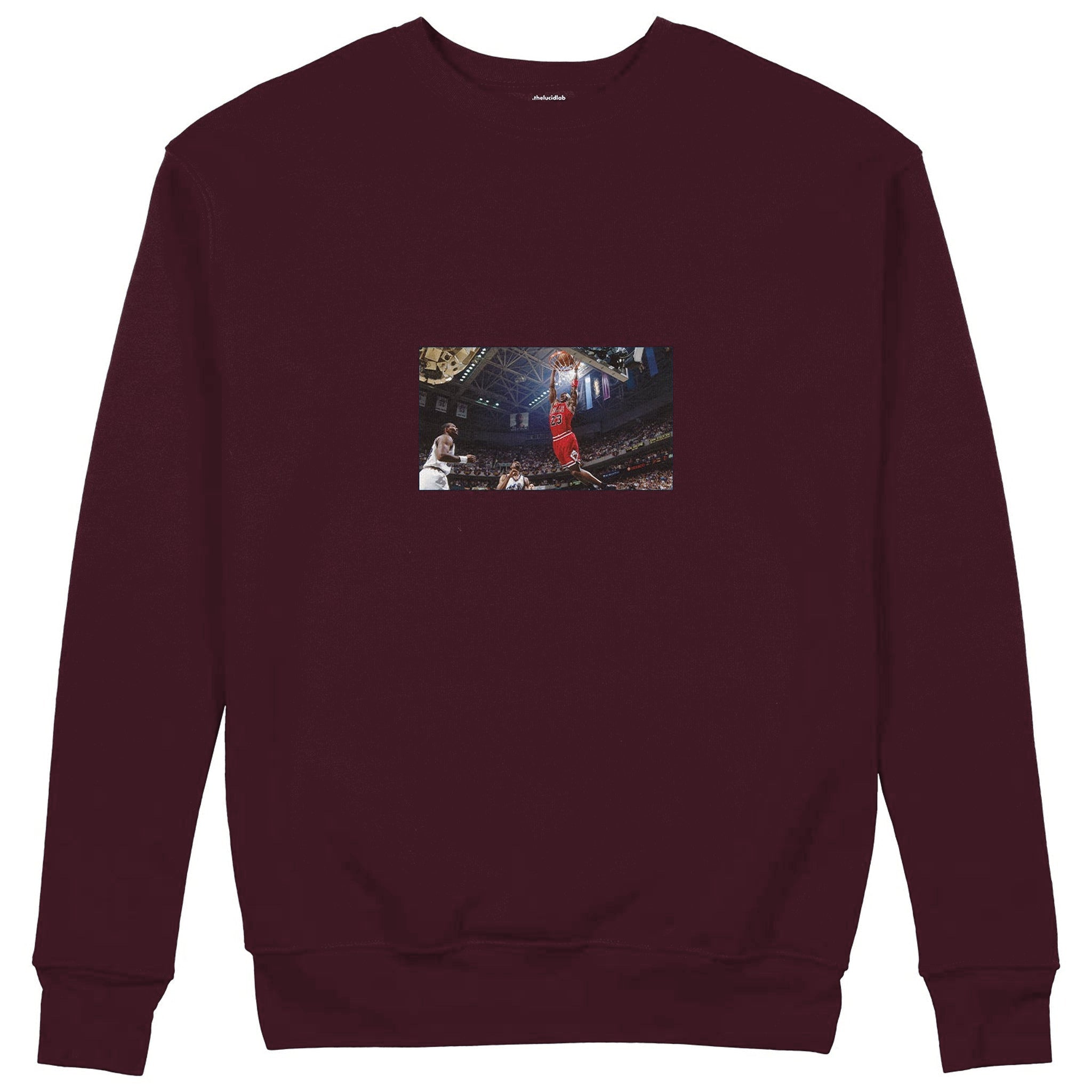 Michael Jordan Chicago Bulls 1997 Sweatshirt — Bordo — Görsel 1