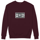Morty Dollar Sweatshirt — Bordo — Görsel 1