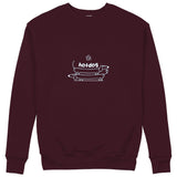 Hotdog Sweatshirt — Bordo — Görsel 1