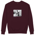 Amy Winehouse at the laundromat 2004 Sweatshirt — Bordo — Görsel 1