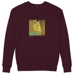 The Kiss Sweatshirt — Bordo — Görsel 1